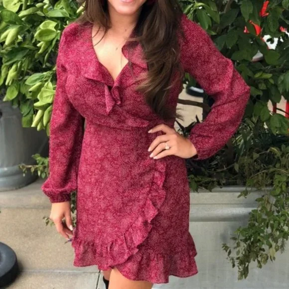womens long sleeve swing dresses Eliza Merino Wool Swing Dress